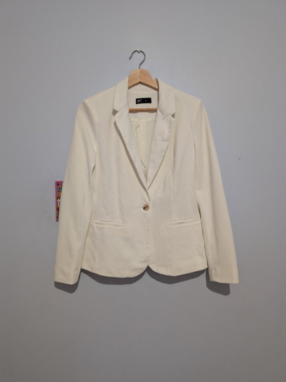 Lexhy Blazer, White, Size Small